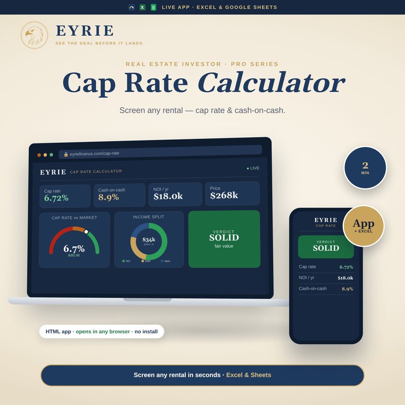 Cap Rate Calculator
